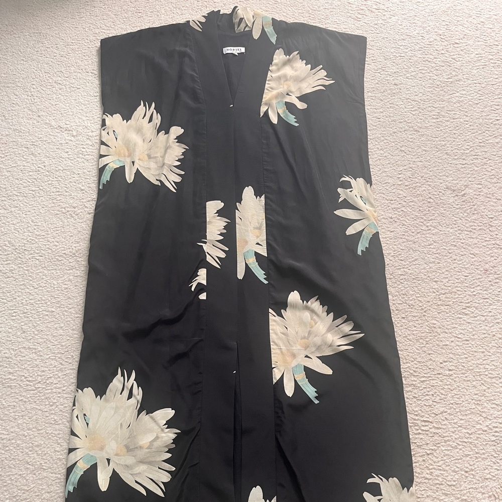 Horses Atelier Floral Black Maxi Dress